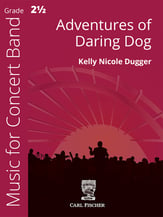 Adventures of Daring Dog Concert Band sheet music cover